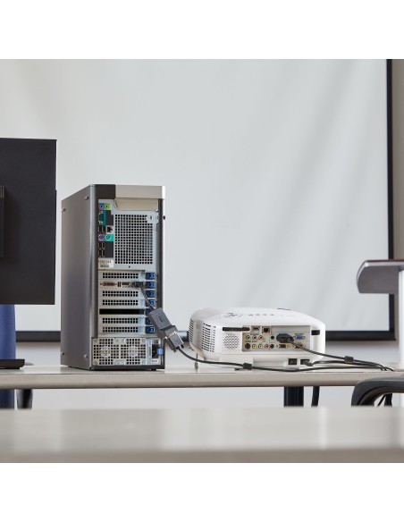 Adaptador Conversor de Vídeo Activo DisplayPort DP a VGA - 1920x1200 - Convertidor