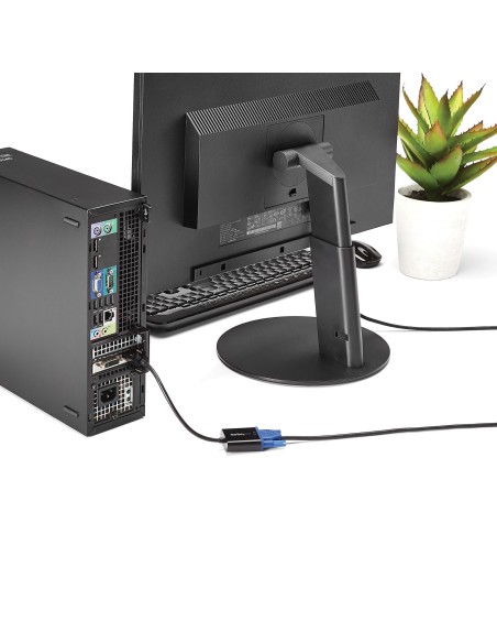 Adaptador Conversor DisplayPort 1.2 a VGA - Convertidor DP a VGA HD15 - 1920x1200