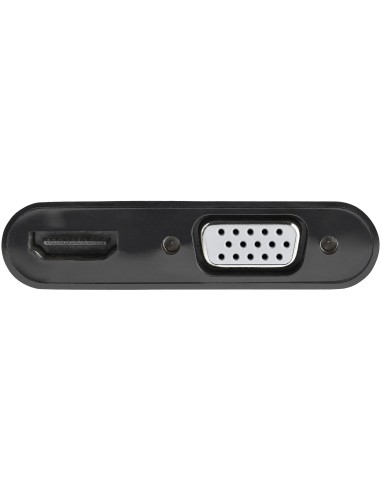 Adaptador DisplayPort a HDMI VGA - Dongle Convertidor DisplayPort 1.2 HBR2 a HDMI 2.0 (4K 60Hz) o VGA 1080p - Adaptador DP a Mo