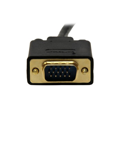 Cable 3m de Vídeo Adaptador Conversor DisplayPort DP a VGA - Convertidor Activo - 1080p - Negro