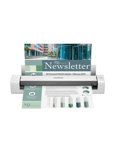 DS-740D escaner Escáner alimentado con hojas 600 x 600 DPI A4 Negro, Blanco