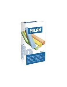 ESTUCHE 10 TIZAS ANTIPOLVO COLOR MILAN