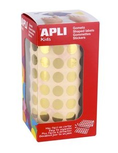 ROLLO GOMETS REDONDO ORO AUTOADHESIVOS 105MM