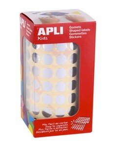 ROLLO GOMETS REDONDO PLATA AUTOADHESIVOS 105MM