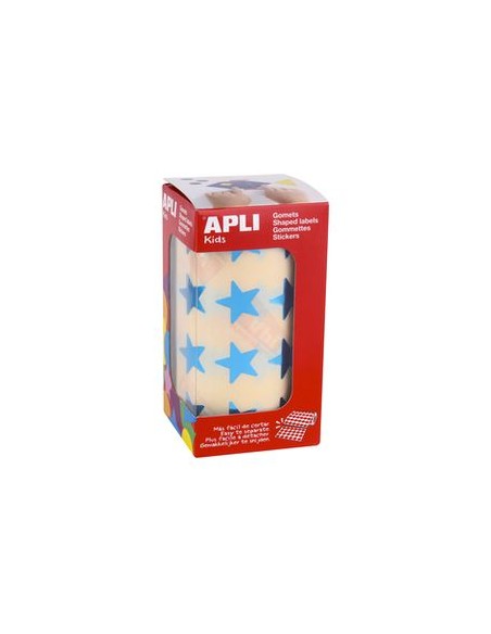 ROLLO GOMETS ESTRELLA AZUL METALIZADO AUTOADHESIVO 195MM