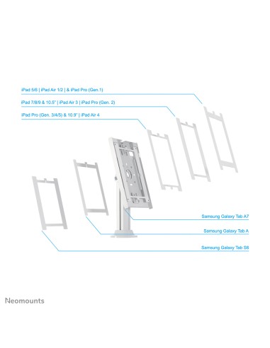 Soporte de tabletas para mostrador