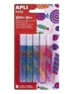 COLA PURPURINA APLI ARCOIRIS 3D 5 UDS