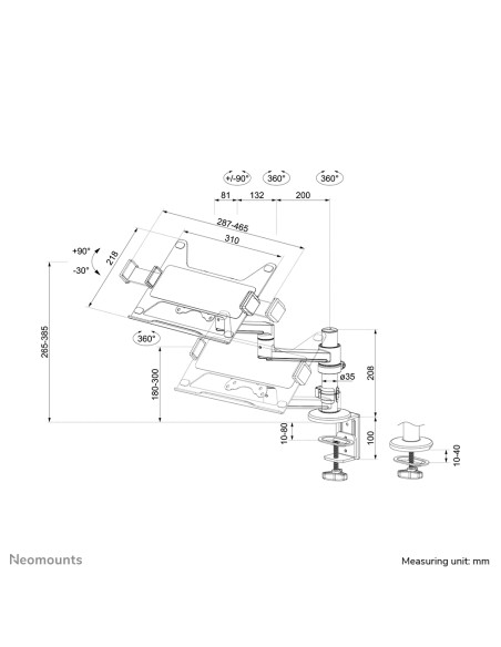 soporte de escritorio para portátil