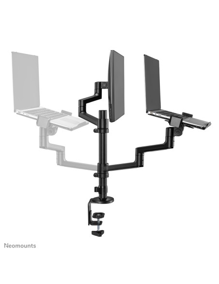 soporte de escritorio para monitor y portátil