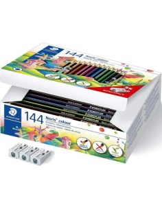CAJA 144 LAPICES NORIS COLOUR 185 COLORES SURTIDOS