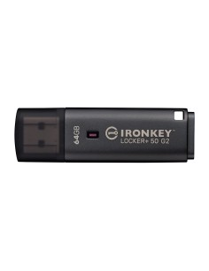 IronKey 64GB Locker Plus 50 G2, FIPS 197, AES-256