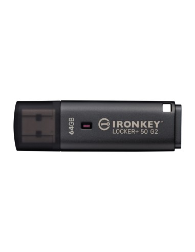 IronKey 64GB Locker Plus 50 G2, FIPS 197, AES-256