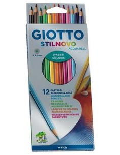 ESTUCHE 12 LAPICES COLORES GIOTTO STILNOVO ACQUARELL