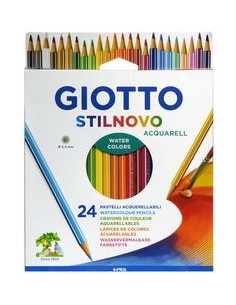 ESTUCHE 24 LAPICES COLORES GIOTTO STILNOVO ACQUARELL