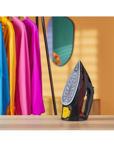 7000 series DST7022/40 Plancha de vapor HV en negro/rojo