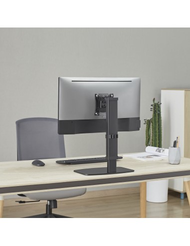 Soporte De Mesa Eco Giratorio E Inclinable Para Monitor/tv 8kg De 17-32, Negro