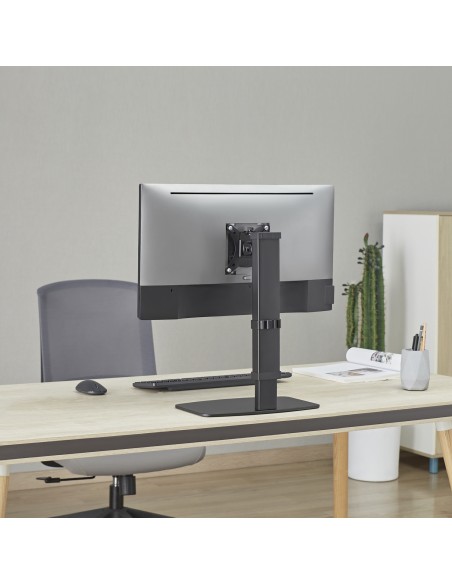 Soporte De Mesa Eco Giratorio E Inclinable Para Monitor/tv 8kg De 17-32, Negro
