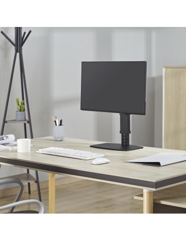 Soporte De Mesa Eco Giratorio E Inclinable Para Monitor/tv 8kg De 17-32, Negro