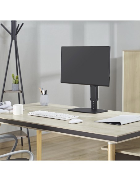 Soporte De Mesa Eco Giratorio E Inclinable Para Monitor/tv 8kg De 17-32, Negro