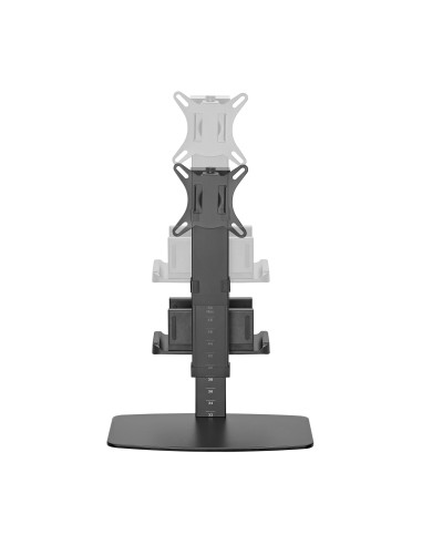 Soporte de Mesa ECO Giratorio e Inclinable para Monitor/TV y Mini PC 8Kg de 17-32, Negro