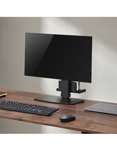 Soporte de Mesa ECO Giratorio e Inclinable para Monitor/TV y Mini PC 8Kg de 17-32, Negro
