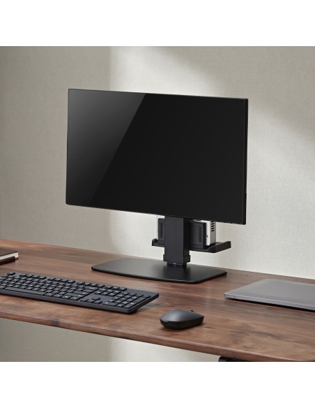 Soporte de Mesa ECO Giratorio e Inclinable para Monitor/TV y Mini PC 8Kg de 17-32, Negro