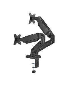 Soporte De Mesa Pro Contrapeso Giratorio E Inclinable Para Monitor/TV 9kg (3 Pivotes, 2 Brazos) De 17-32, Negro 2