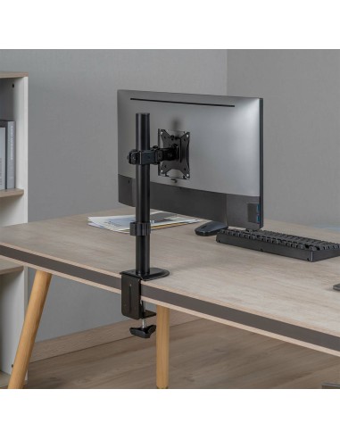 Soporte de mesa eco giratorio e inclinable para Monitor/tv 9kg de 17-32, Negro
