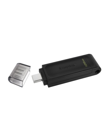 DataTraveler 70 unidad flash USB 128 GB USB Tipo C 3.2 Gen 1 (3.1 Gen 1) Negro