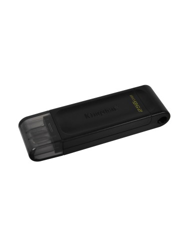 DataTraveler 70 unidad flash USB 256 GB USB Tipo C 3.2 Gen 1 (3.1 Gen 1) Negro
