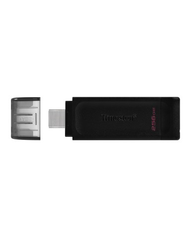 DataTraveler 70 unidad flash USB 256 GB USB Tipo C 3.2 Gen 1 (3.1 Gen 1) Negro