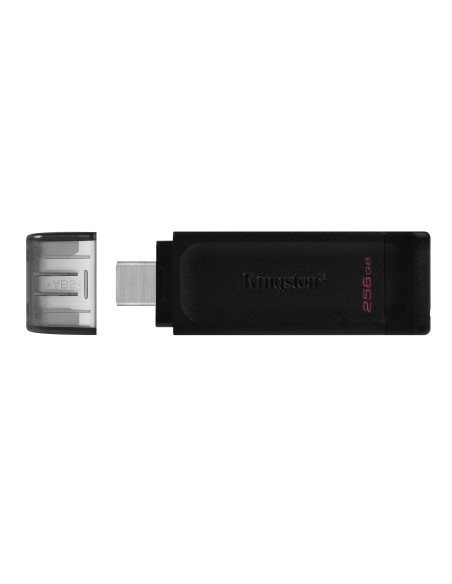 DataTraveler 70 unidad flash USB 256 GB USB Tipo C 3.2 Gen 1 (3.1 Gen 1) Negro