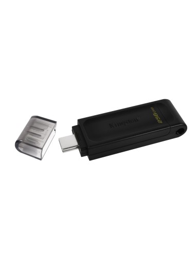 DataTraveler 70 unidad flash USB 256 GB USB Tipo C 3.2 Gen 1 (3.1 Gen 1) Negro