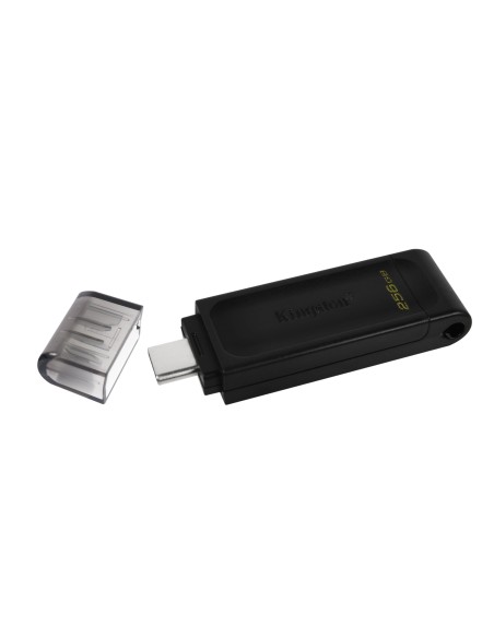 DataTraveler 70 unidad flash USB 256 GB USB Tipo C 3.2 Gen 1 (3.1 Gen 1) Negro