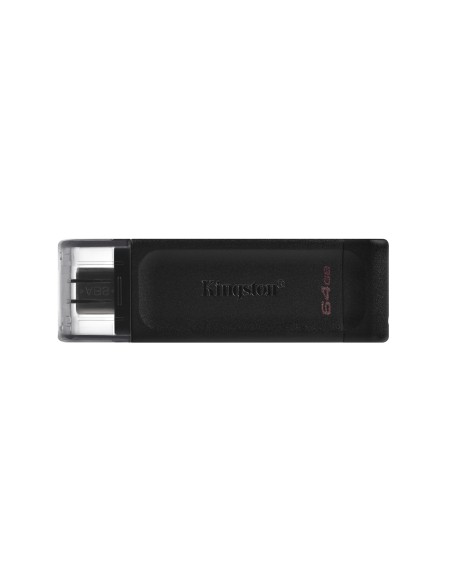 DataTraveler 70 unidad flash USB 64 GB USB Tipo C 3.2 Gen 1 (3.1 Gen 1) Negro