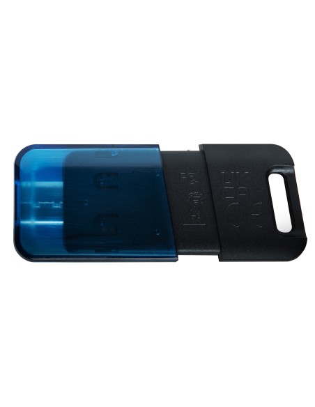 DataTraveler 80 M unidad flash USB 64 GB USB Tipo C 3.2 Gen 1 (3.1 Gen 1) Negro, Azul