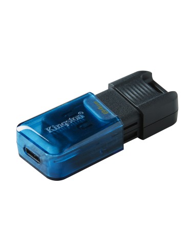 DataTraveler 80 M unidad flash USB 64 GB USB Tipo C 3.2 Gen 1 (3.1 Gen 1) Negro, Azul