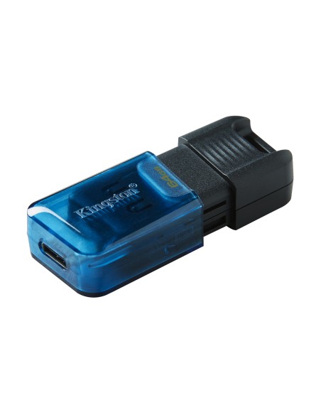 DataTraveler 80 M unidad flash USB 64 GB USB Tipo C 3.2 Gen 1 (3.1 Gen 1) Negro, Azul