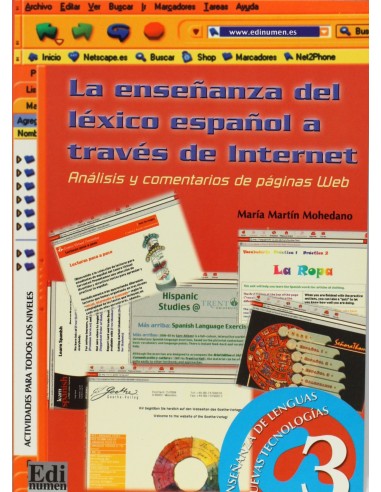La ensenanza del lexico espanol a traves de Internet
