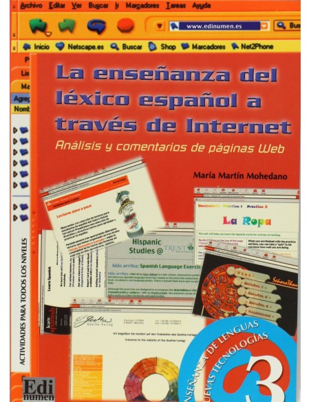 La ensenanza del lexico espanol a traves de Internet