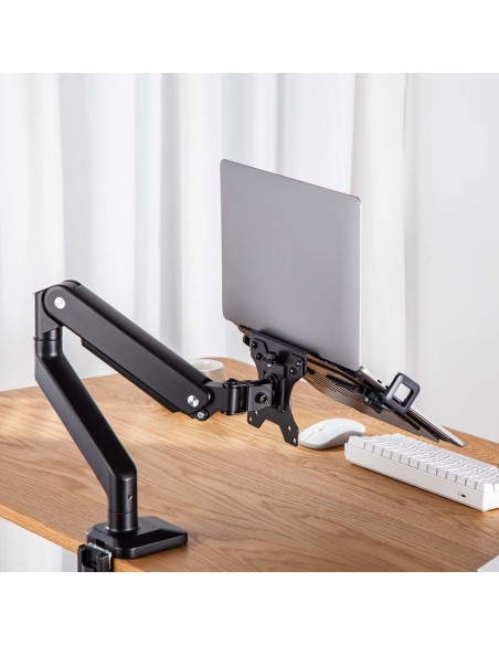 Soporte Universal para Portátil de 12-17 para el Montaje en un Soporte de Monitor, Negro