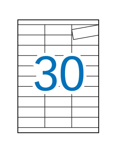 10387 etiqueta de impresora Blanco