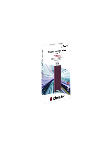 DataTraveler Max unidad flash USB 256 GB USB tipo A 3.2 Gen 2 (3.1 Gen 2) Rojo