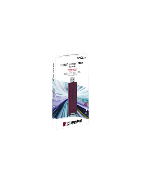 DataTraveler Max unidad flash USB 512 GB USB tipo A 3.2 Gen 2 (3.1 Gen 2) Rojo