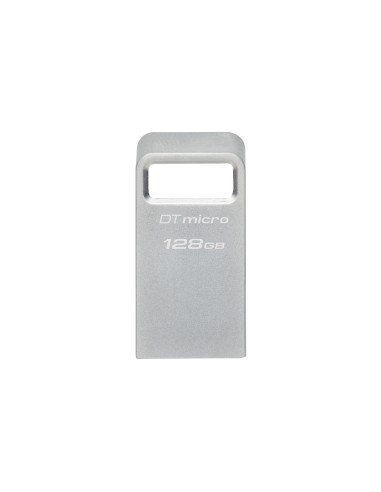DataTraveler Micro unidad flash USB 128 GB USB tipo A 3.2 Gen 1 (3.1 Gen 1) Plata