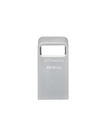 DataTraveler Micro unidad flash USB 64 GB USB tipo A 3.2 Gen 1 (3.1 Gen 1) Plata