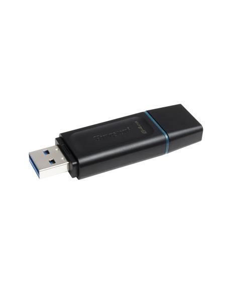 DataTraveler Exodia unidad flash USB 64 GB USB tipo A 3.2 Gen 1 (3.1 Gen 1) Negro, Turquesa