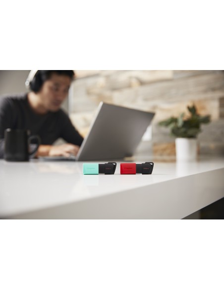 DataTraveler Exodia M unidad flash USB 128 GB USB tipo A 3.2 Gen 1 (3.1 Gen 1) Negro, Rojo