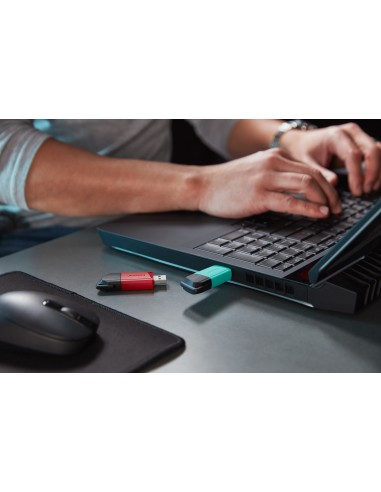 DataTraveler Exodia M unidad flash USB 128 GB USB tipo A 3.2 Gen 1 (3.1 Gen 1) Negro, Rojo