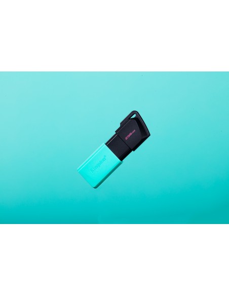DataTraveler Exodia M unidad flash USB 256 GB USB tipo A 3.2 Gen 1 (3.1 Gen 1) Negro, Turquesa